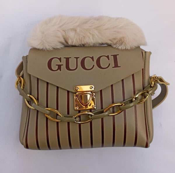 Womens Rexine Top Handle Shoulder Bag by GUCCI bedge
