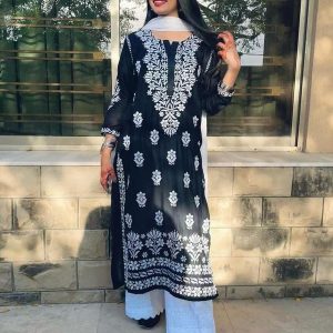 Womens Stitched Chiffon Plain Maxi jd86c26