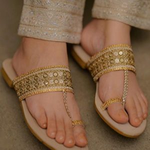 Womens Synthetic Leather Fancy Flats h7 u8