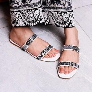 Womens Synthetic Leather Fancy Flats t7 v8