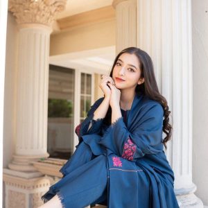 Womens Unstitched Embroidered Dhanak Suit by A SLING 6 e4