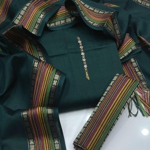 Womens Unstitched Jacquard Suit green 8u 6fu8
