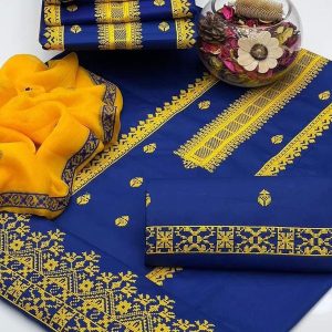 Womens Unstitched Khaddar Calligraphy Suit by KHADDI 5g6y