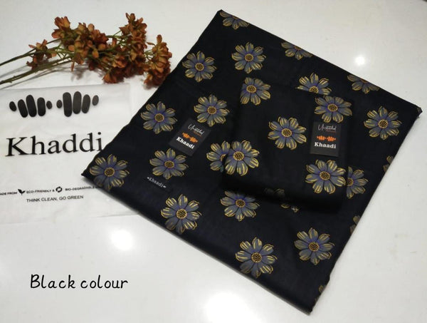 Womens Unstitched Khaddar Calligraphy Suit by KHADDI g5 d4