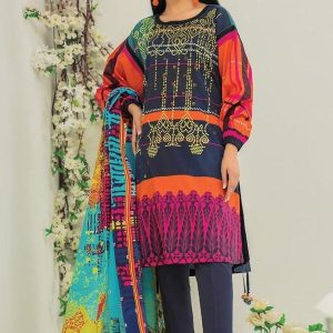 Womens Unstitched Linen Printed Suit by ZARMEEN and EMAAN 6y