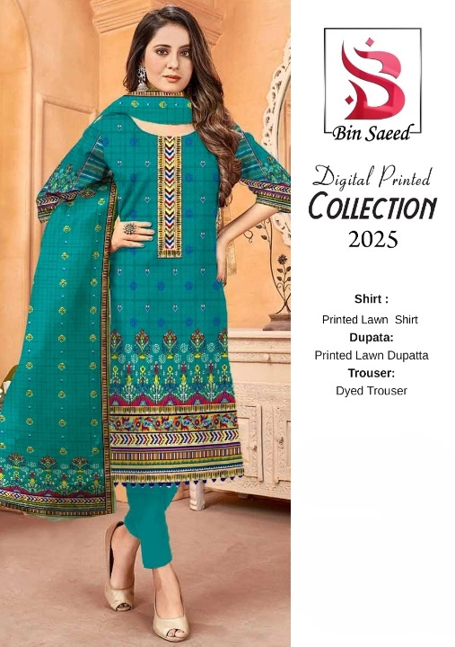 Bin Saeed Digital Printed Lawn