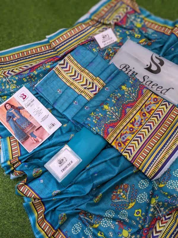 Bin Saeed Digital Printed Lawn