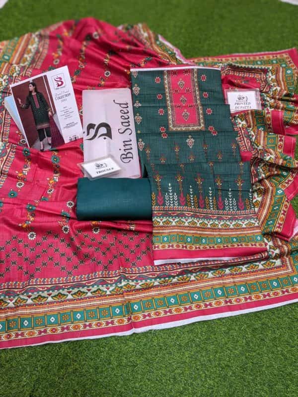 Bin Saeed Digital Printed Lawn
