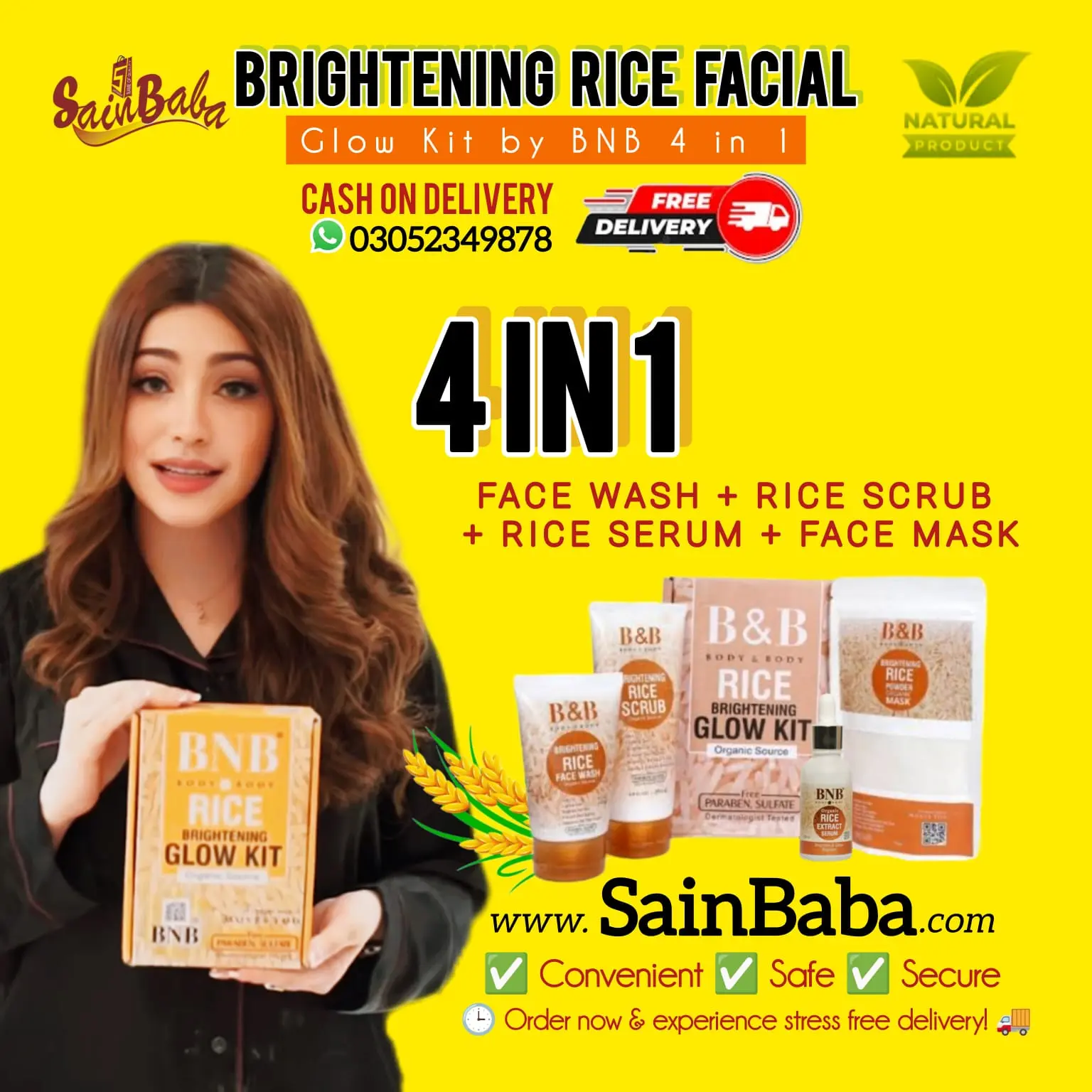 Deal Rice Kit and BNB Serum