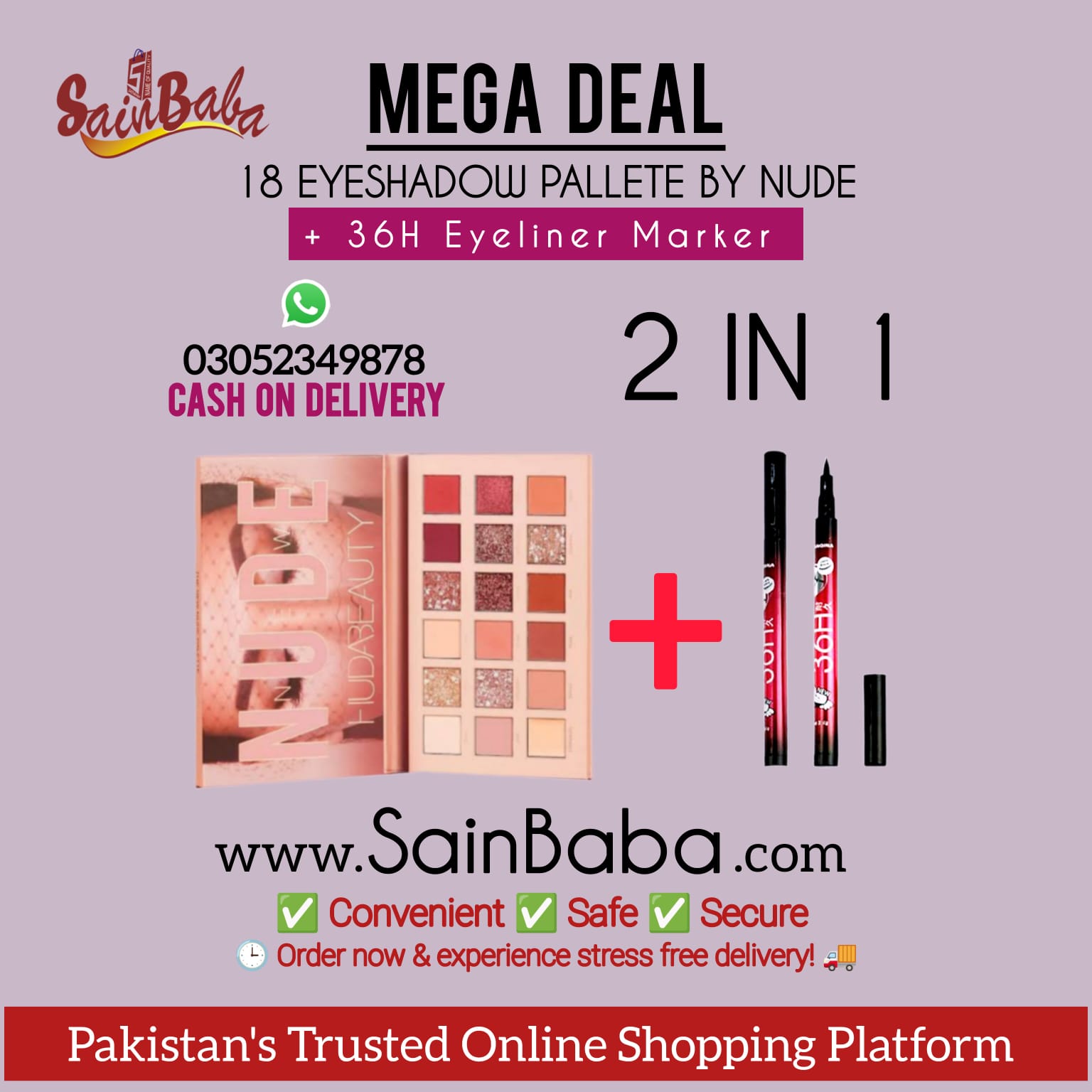 Eyeshadow and Eyeliner Mega Deal