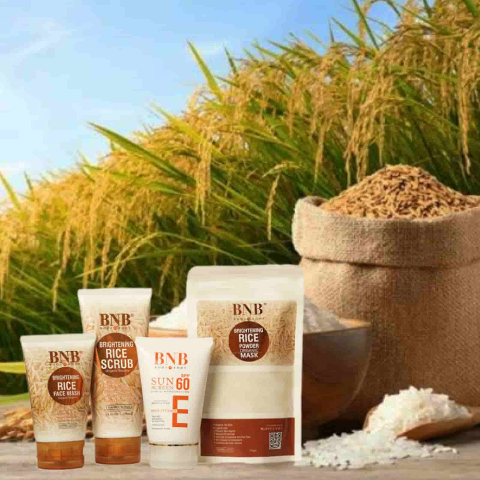 Rice Brightening Glow Kit n Sun Screen 70kb