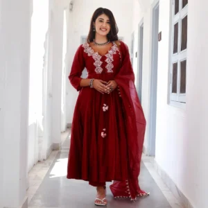 Women's Stitched Embroidered Maxi | Eid Festive Collection
