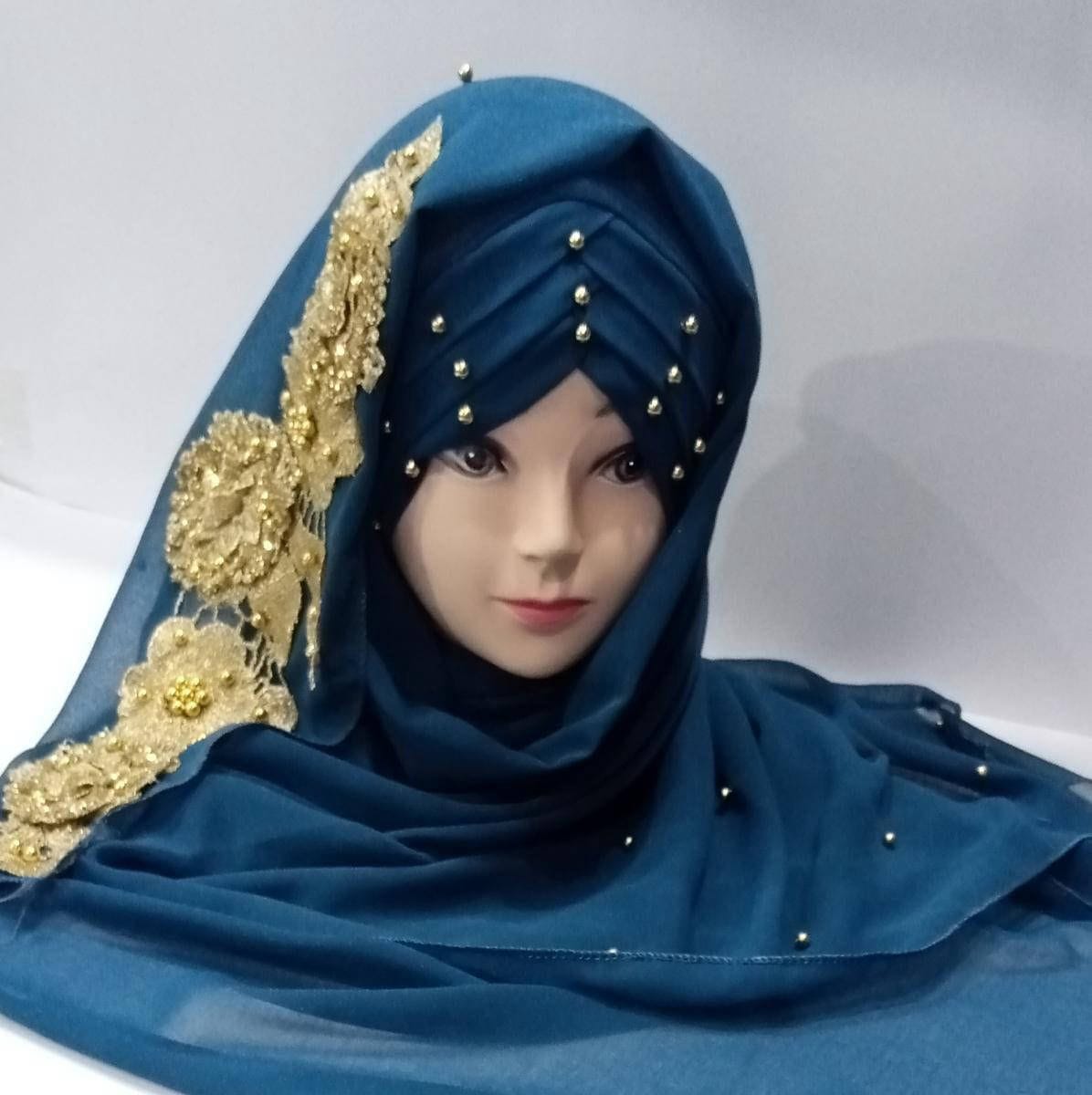 Women’s Floral Chiffon Hijab5