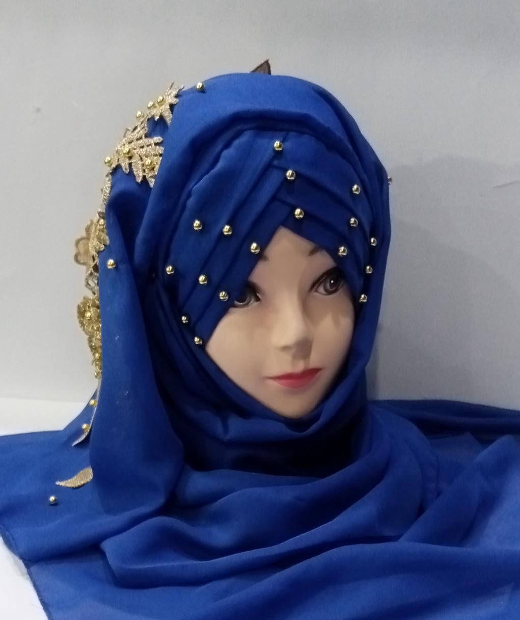 Women’s Floral Chiffon Hijab3