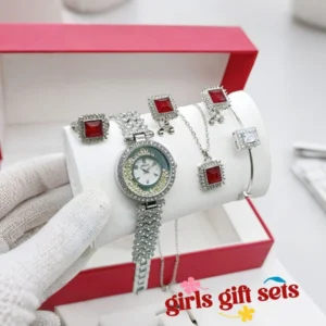 GUCCI Women's Diamond Stone Jewelry Watch | 5-Piece Zircon Jewelry