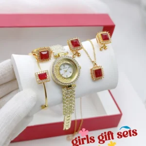 GUCCI Women's Diamond Stone Jewelry Watch | 5-Piece Zircon Jewelry