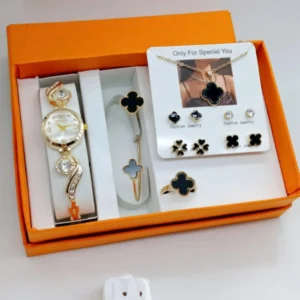 Women's Elegant Watch Gift Set | Pack of 6 Stylish & Trendy