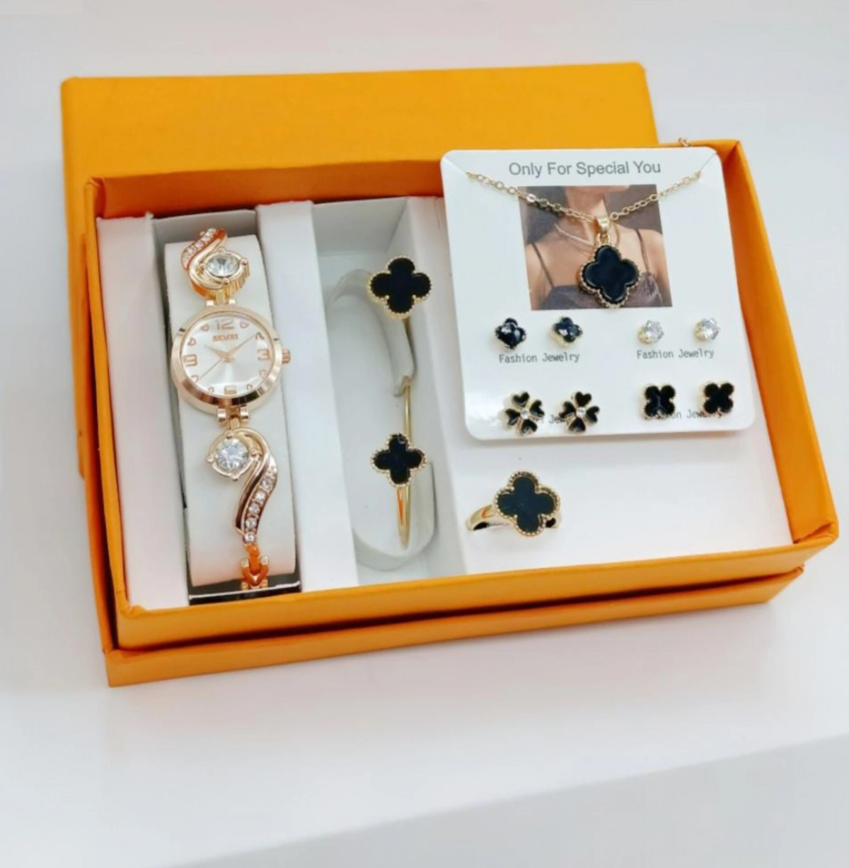 Women's Elegant Watch Gift Set | Pack of 6 Stylish & Trendy