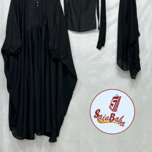 Women's Caftan Abaya 4-Piece Set | Scarf, Gown, Niqab & Belt