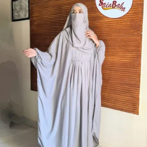 Women's Caftan Abaya 4-Piece Set | Scarf, Gown, Niqab & Belt