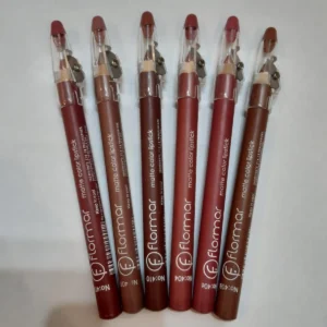 Flormar Long Lasting Lip Pencil – Pack of 6 | Define & Enhance Your Lips