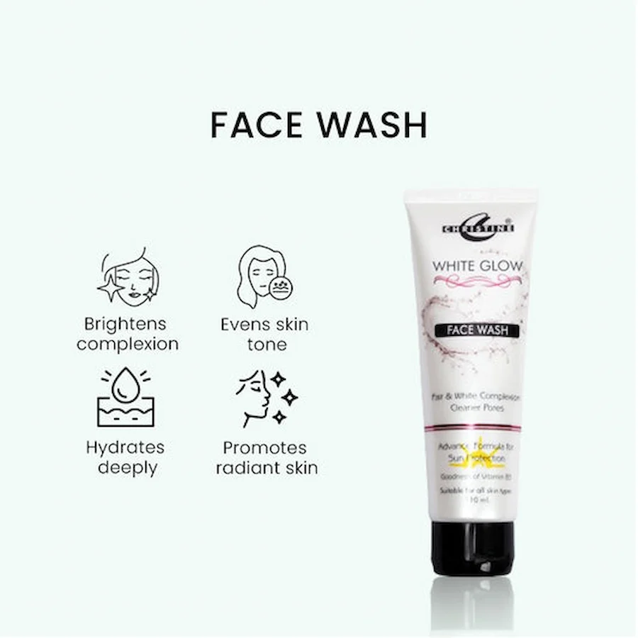 Christine Hydrating Face Wash with UV Protection | Cleanse & Shield