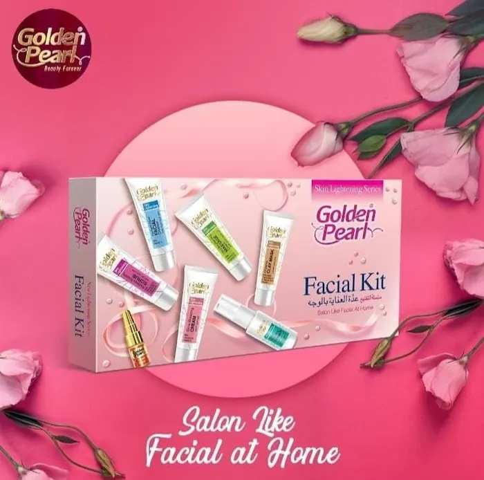Golden Pearl Whitening Facial Kit – Pack of 7 | Complete Skincare Solution - Image 6