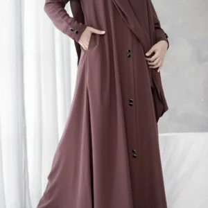Mirha Abaya with Stoller | Georgette Fabric & Elegant Design
