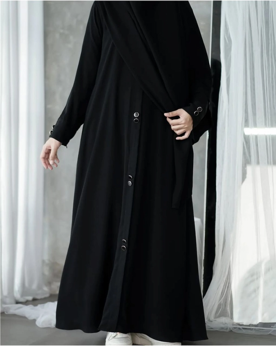 Mirha Abaya with Stoller | Georgette Fabric & Elegant Design