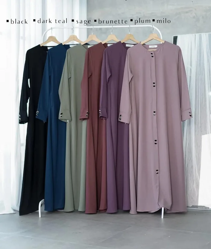 Mirha Abaya with Stoller | Georgette Fabric & Elegant Design - Image 2