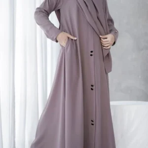 Mirha Abaya with Stoller | Georgette Fabric & Elegant Design