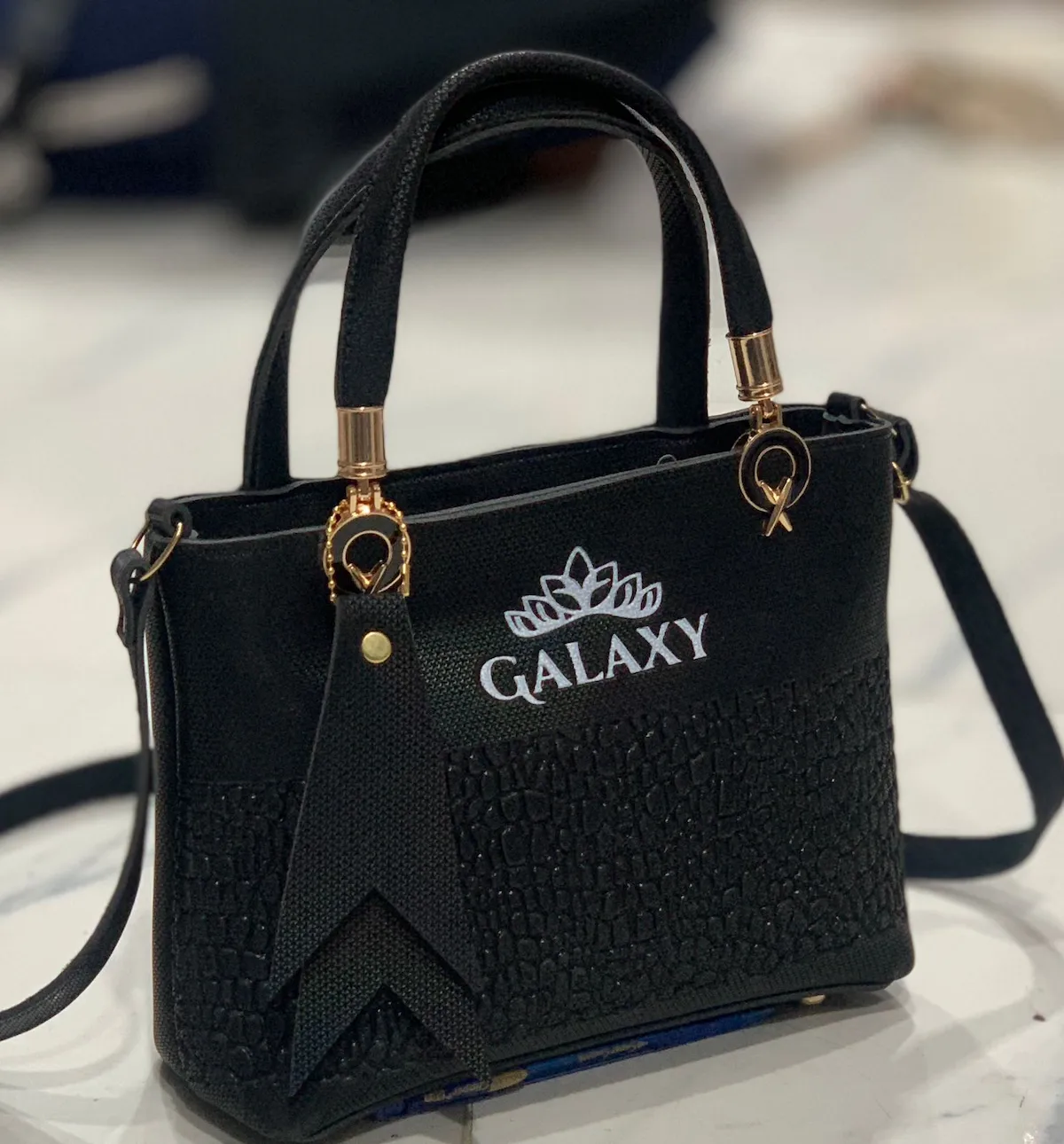 Women's Galaxy Handbag | Stylish & Unique Design with Long Belt