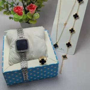 Apple Smart Touch Watch | 5-Piece Fancy Stone Jewelry Set