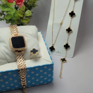 Apple Smart Touch Watch | 5-Piece Fancy Stone Jewelry Set