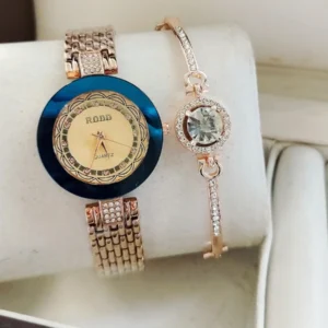Women's Elegant Jewelry Watch & Bracelet Set
