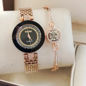 Women's Elegant Jewelry Watch & Bracelet Set