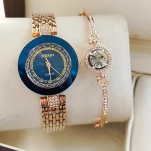 Women's Elegant Jewelry Watch & Bracelet Set