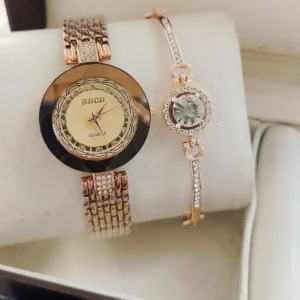 Women's Elegant Jewelry Watch & Bracelet Set