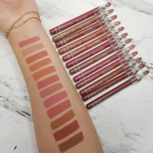 Flormar Matte Nude Lip Pencil Set | 12-Piece Long-Lasting