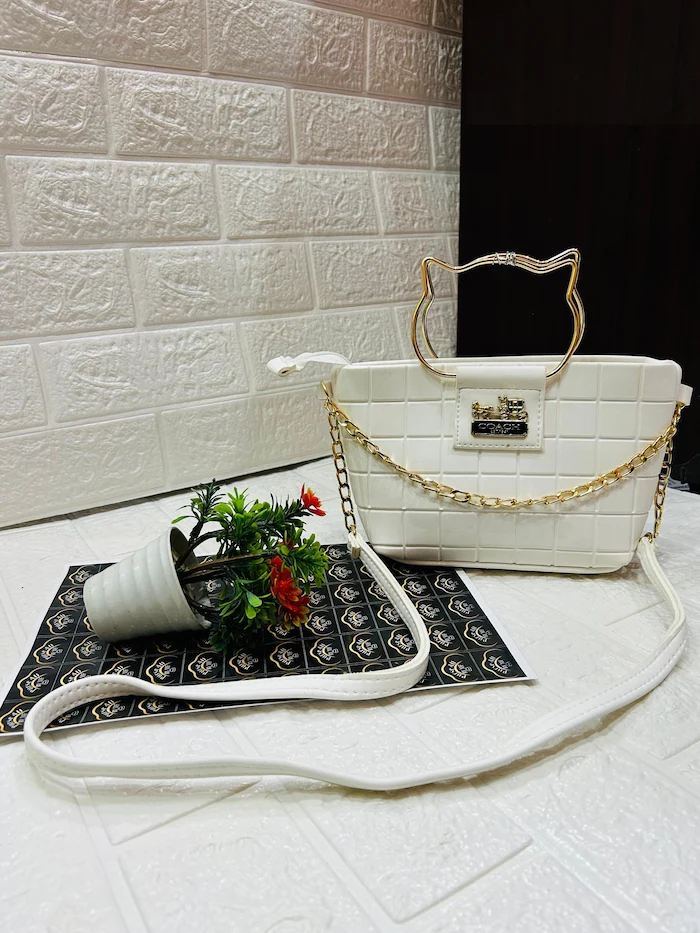 Women's Coach Crossbody Bag | Premium Quality with Kitty Handle & Long Strap