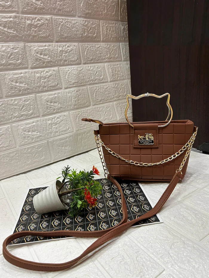 Women's Coach Crossbody Bag | Premium Quality with Kitty Handle & Long Strap