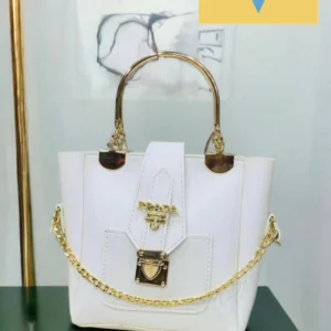 Women's Stylish Leather Shoulder Bag by Prada | Elegant Design with Long Strap