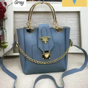 Women's Stylish Leather Shoulder Bag by Prada | Elegant Design with Long Strap
