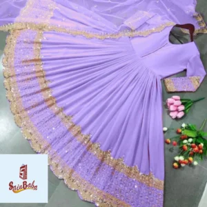 Eid Arrival | Heavy Sequence Embroidered Maxi with Dupatta - 3PCs Set