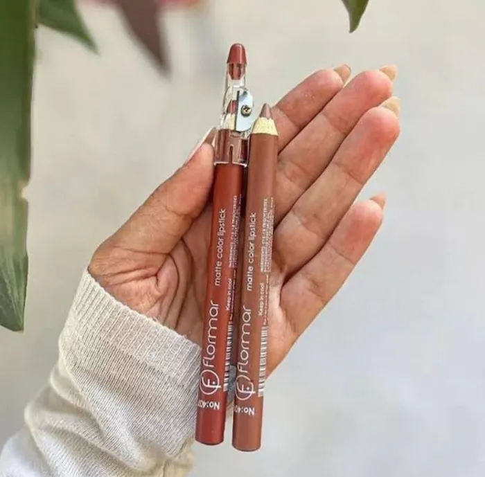 Flormar Matte Nude Lip Pencil Set | 12-Piece Long-Lasting - Image 2