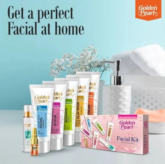 Golden Pearl Whitening Facial Kit – Pack of 7 | Complete Skincare Solution - Image 2