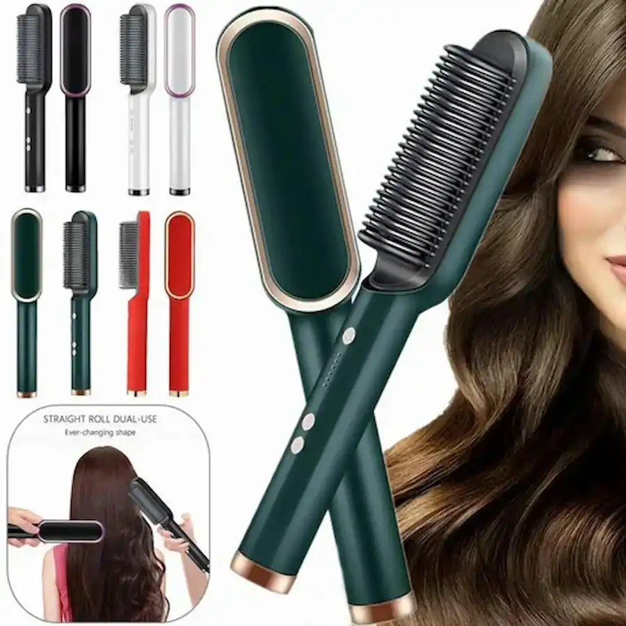 Professional Hair Straightener Brush | Smooth & Frizz-Free Hair Instantly - Image 2