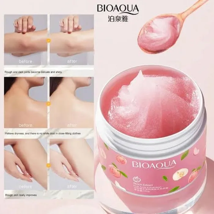 Bioaqua Peach Extract Exfoliating Gel | Smooth & Radiant Skin - Image 4