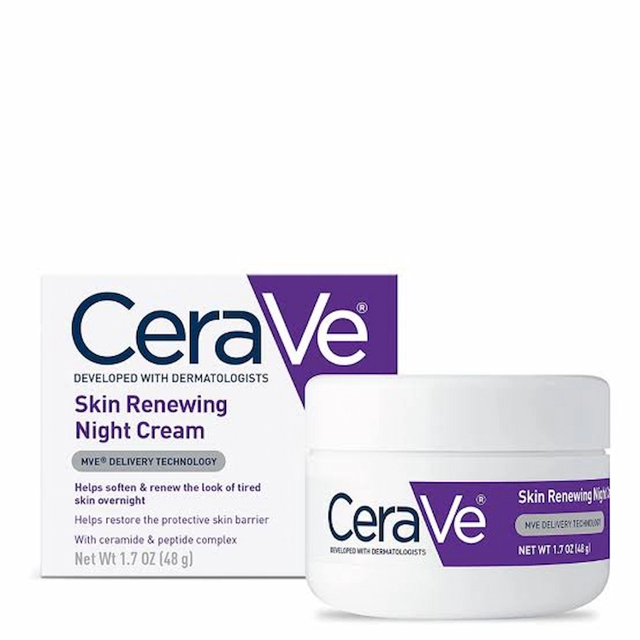 CeraVe Skin Renewing Night Cream | Rejuvenation & Hydration