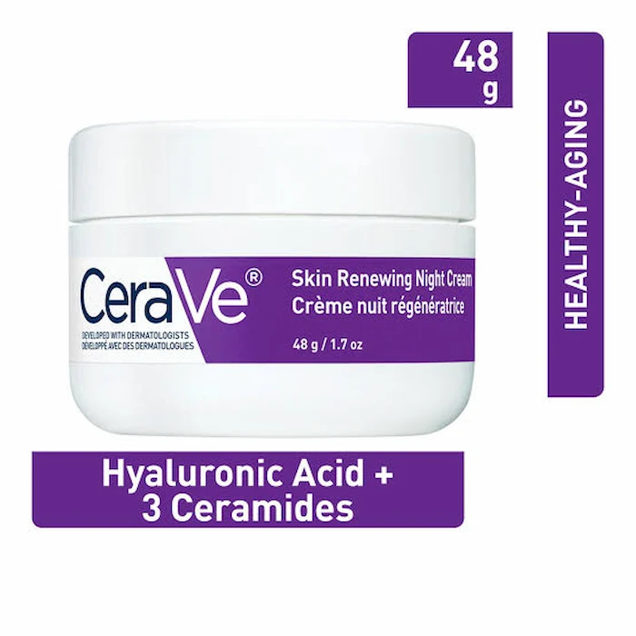 CeraVe Skin Renewing Night Cream | Rejuvenation & Hydration - Image 4
